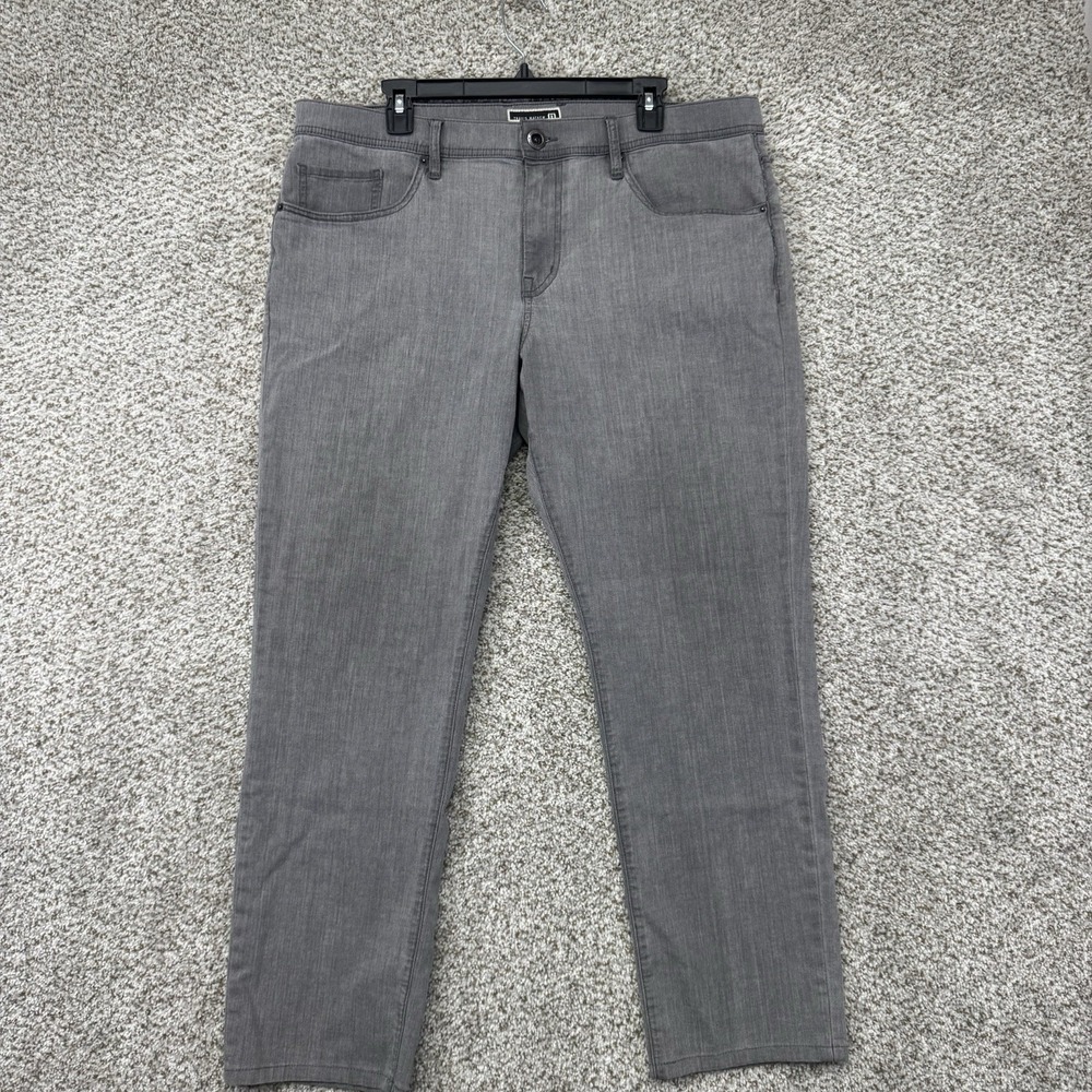 Travis Mathew Jeans Men's Size 36x30 Gray Legacy Featherweight Stretch Golf Gray
